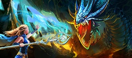 Логотип игры «Dragon Knight»